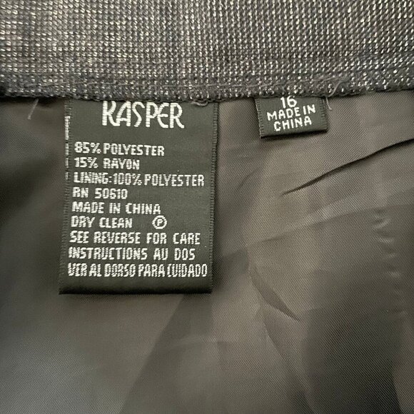 Kasper Business Casual Slacks with Side Zipper Size 16 - Picture 6 of 6